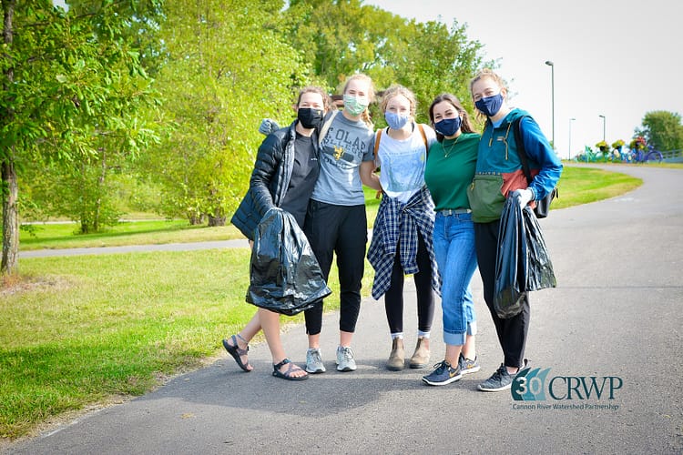 Volunteers participating in the 2020 Watershed Wide CleanUP