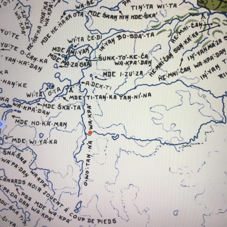 Historic map of the Cannon River Watershed